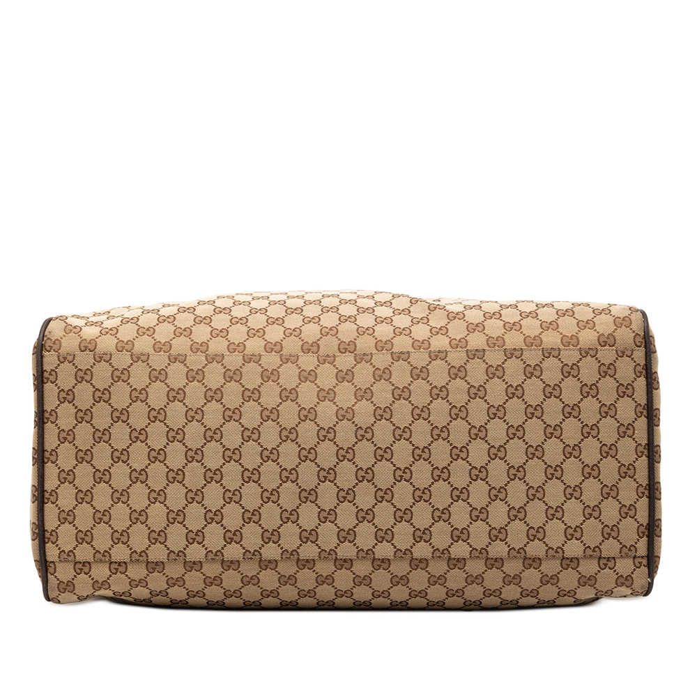 Pre-Loved Gucci GG Canvas Web Travel Bag - Picture 3 of 8